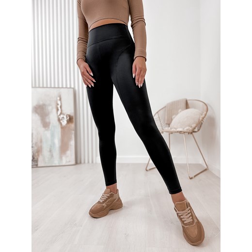 legginsy solera czarne m/38 ze sklepu UBRA w kategorii Spodnie damskie - zdjęcie 176340822