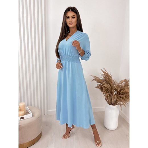 sukienka randy błękitna one size ze sklepu UBRA w kategorii Sukienki - zdjęcie 176341262