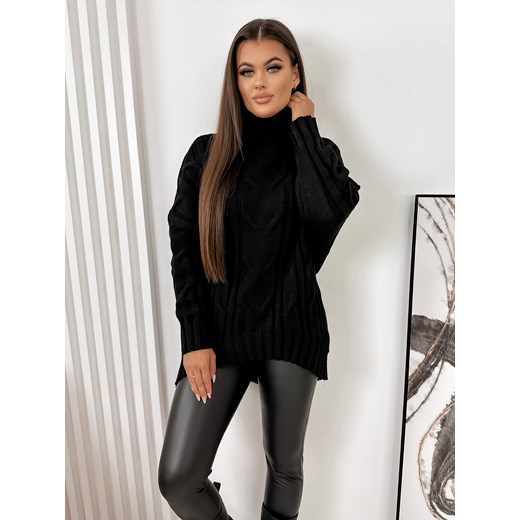 sweter snover czarny one size ze sklepu UBRA w kategorii Swetry damskie - zdjęcie 176344024
