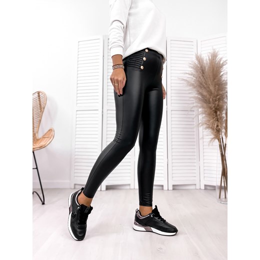 legginsy heartbeat czarne l/xl ze sklepu UBRA w kategorii Spodnie damskie - zdjęcie 176344733