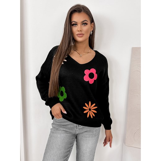 sweter bunnel czarny one size ze sklepu UBRA w kategorii Swetry damskie - zdjęcie 176345044