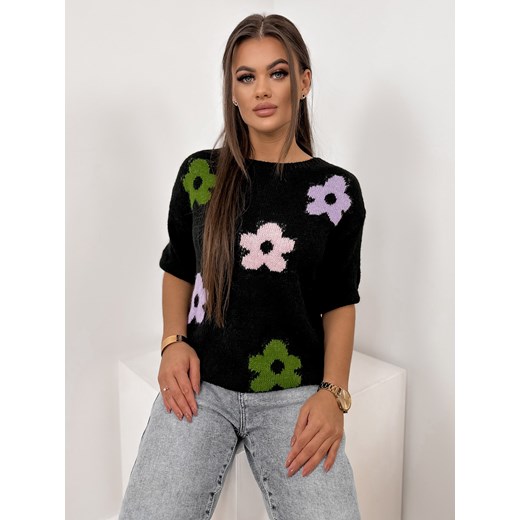 sweter horras czarny one size ze sklepu UBRA w kategorii Swetry damskie - zdjęcie 176345540