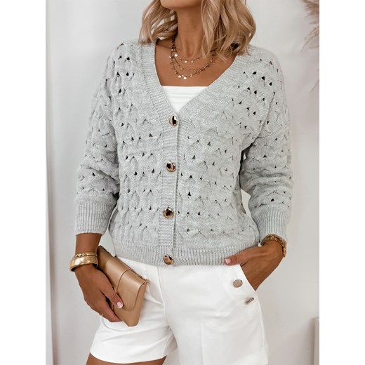 sweter manami szary one size ze sklepu UBRA w kategorii Swetry damskie - zdjęcie 176348934