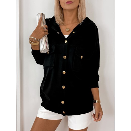 bluza minako czarna one size ze sklepu UBRA w kategorii Bluzy damskie - zdjęcie 176349164