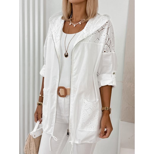 bluza gunes biała one size ze sklepu UBRA w kategorii Bluzy damskie - zdjęcie 176349252