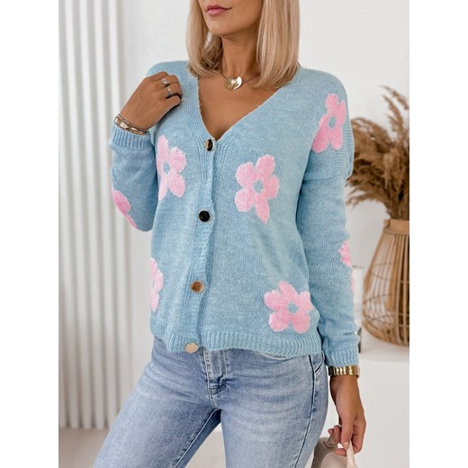 sweter bente błękitny one size ze sklepu UBRA w kategorii Swetry damskie - zdjęcie 176349343