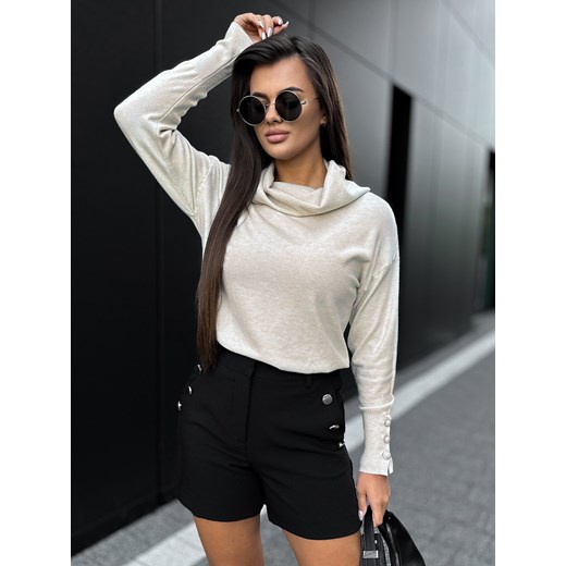 sweter sines beżowy one size ze sklepu UBRA w kategorii Swetry damskie - zdjęcie 176351434