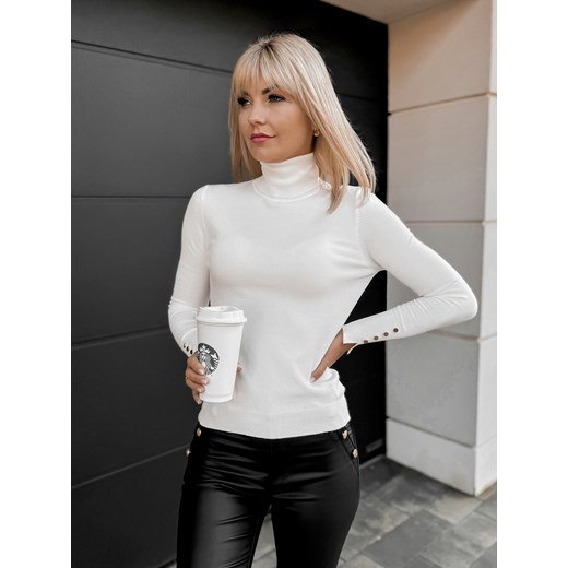 sweter waleri ecru one size ze sklepu UBRA w kategorii Swetry damskie - zdjęcie 176351522