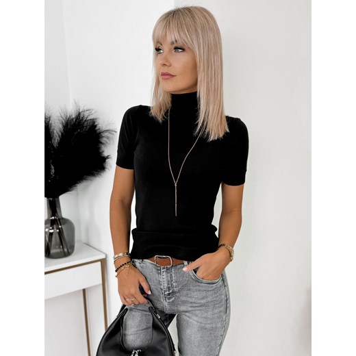 sweter evelin czarny one size ze sklepu UBRA w kategorii Swetry damskie - zdjęcie 176351653