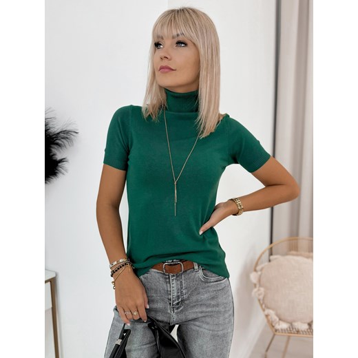 sweter evelin zielony one size ze sklepu UBRA w kategorii Swetry damskie - zdjęcie 176351670