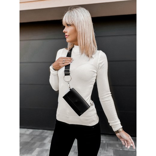 sweter catania ecru one size ze sklepu UBRA w kategorii Swetry damskie - zdjęcie 176352014