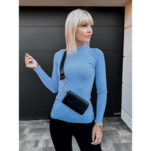 sweter catania błękitny one size ze sklepu UBRA w kategorii Swetry damskie - zdjęcie 176352044