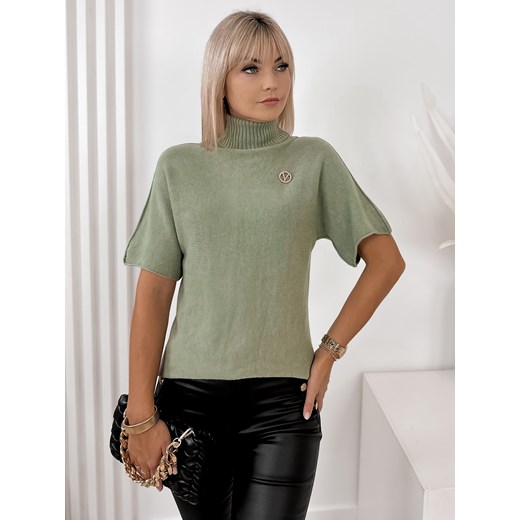 sweter lunna khaki one size ze sklepu UBRA w kategorii Swetry damskie - zdjęcie 176352064