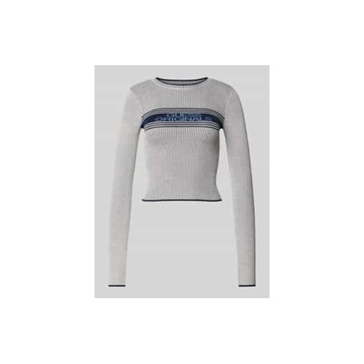 Sweter z wyhaftowanym logo model ‘JACQUARD’ ze sklepu Peek&Cloppenburg  w kategorii Swetry damskie - zdjęcie 176355024