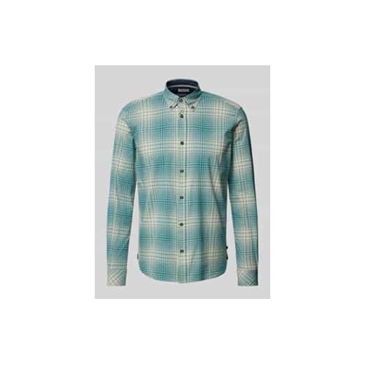 Koszula casualowa o kroju regular fit z mieszanki bawełny i streczu z kołnierzykiem typu button down ze sklepu Peek&Cloppenburg  w kategorii Koszule męskie - zdjęcie 176355361