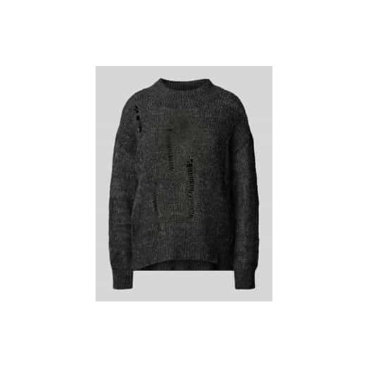 Sweter o kroju oversized z dzianinowym wzorem model ‘MAYA’ ze sklepu Peek&Cloppenburg  w kategorii Swetry damskie - zdjęcie 176355471