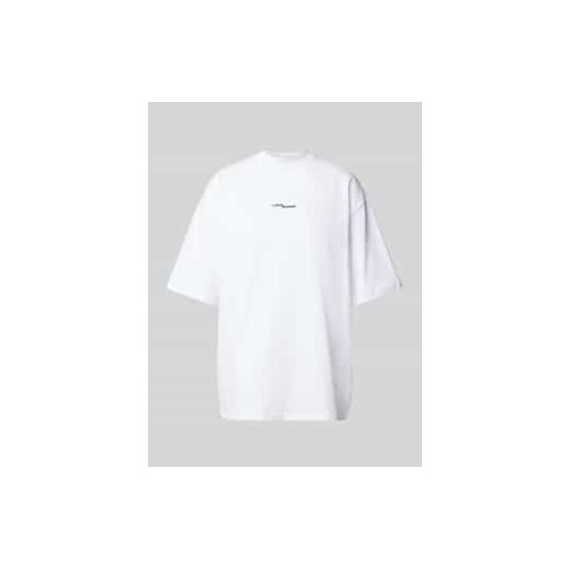 T-shirt o kroju oversized z nadrukiem z logo ze sklepu Peek&Cloppenburg  w kategorii Bluzki damskie - zdjęcie 176355501