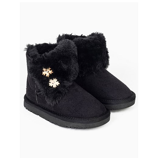 ISLAND BOOT Botki zimowe &quot;Justine&quot; w kolorze czarnym ze sklepu Limango Polska w kategorii Buty zimowe dziecięce - zdjęcie 176355983