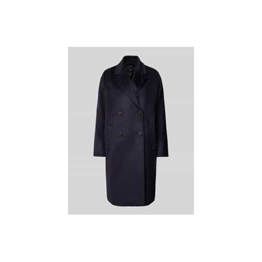 Płaszcz z kołnierzem z połami model ‘ZUM’ ze sklepu Peek&Cloppenburg  w kategorii Płaszcze damskie - zdjęcie 176361851