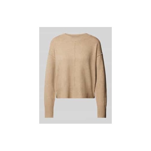 Sweter o kroju regular fit z dzianiny ze szwem na piersi model ‘ESTI’ ze sklepu Peek&Cloppenburg  w kategorii Swetry damskie - zdjęcie 176361931