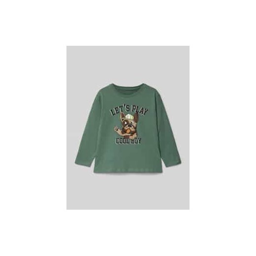 Bluzka z długim rękawem i okrągłym dekoltem model ‘ROBBIN’ ze sklepu Peek&Cloppenburg  w kategorii T-shirty chłopięce - zdjęcie 176361993