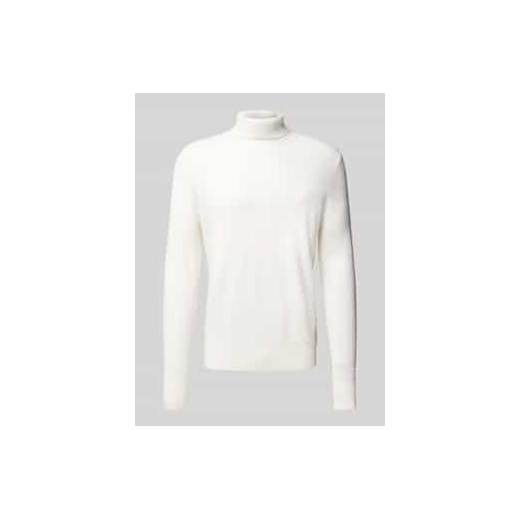 Sweter wełniany z golfem i dodatkiem kaszmiru ze sklepu Peek&Cloppenburg  w kategorii Swetry męskie - zdjęcie 176362000