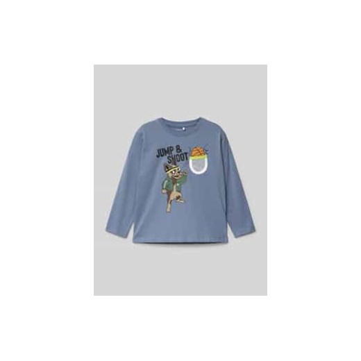 Bluzka z długim rękawem i okrągłym dekoltem model ‘ROBBIN’ ze sklepu Peek&Cloppenburg  w kategorii T-shirty chłopięce - zdjęcie 176362041