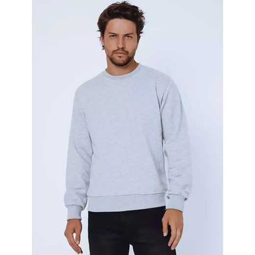 Bluza męska szara Dstreet BX5007 ze sklepu DSTREET.PL w kategorii Bluzy męskie - zdjęcie 176364291