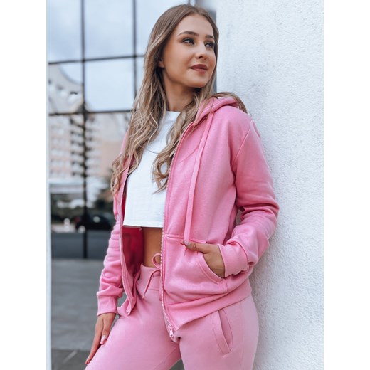 Bluza damska VICTORIA różówa BY1072 ze sklepu DSTREET.PL w kategorii Bluzy damskie - zdjęcie 176364422