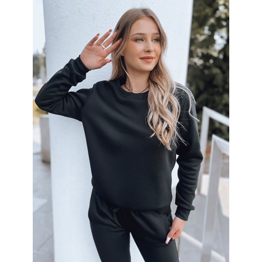 Bluza damska FASHION II czarna Dstreet BY0150 ze sklepu DSTREET.PL w kategorii Bluzy damskie - zdjęcie 176364453