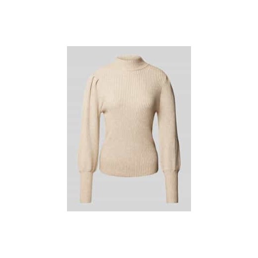 Sweter z dzianiny ze stójką model ‘KATIA’ ze sklepu Peek&Cloppenburg  w kategorii Swetry damskie - zdjęcie 176365462