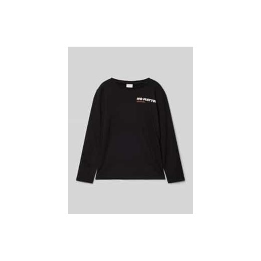 Bluzka z długim rękawem o kroju regular fit z czystej bawełny z nadrukiem z tyłu ze sklepu Peek&Cloppenburg  w kategorii T-shirty chłopięce - zdjęcie 176365810