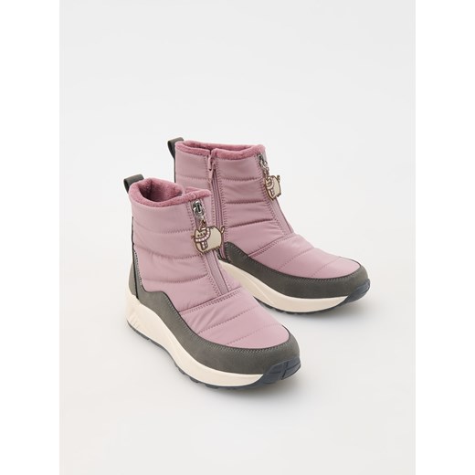 Reserved - Ocieplane botki Pusheen - brudny róż Reserved 31 Reserved