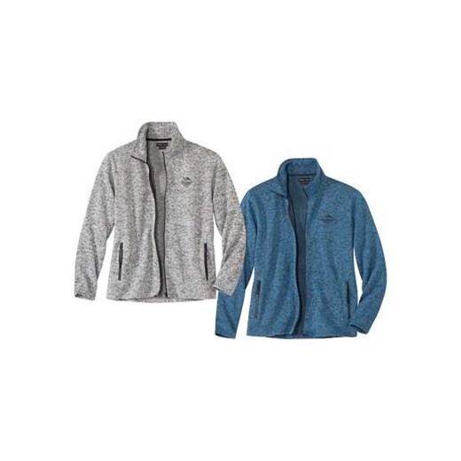 Zestaw 2 bluz polarowych Outdoor ze sklepu Atlas For Men w kategorii Bluzy męskie - zdjęcie 176370584