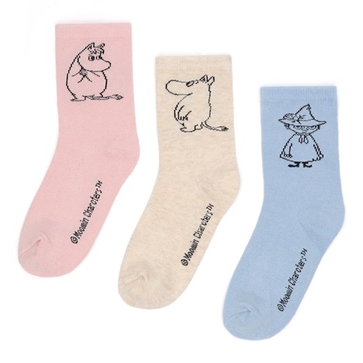 Skarpetki MOOMIN ACCCS-AW24-209MMN (3-PACK) ze sklepu ccc.eu w kategorii Skarpetki damskie - zdjęcie 176383421