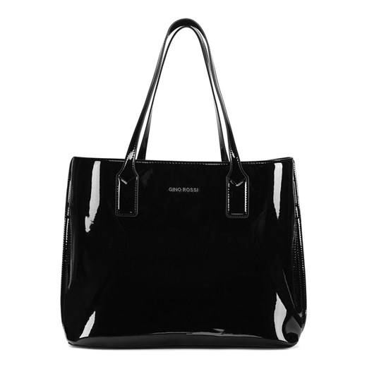 Shopper bag Gino Rossi na ramię matowa 