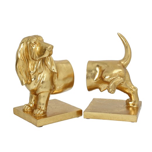 Podpórki do książek Golden Dog 20 cm ze sklepu dekoria.pl w kategorii Dekoracje - zdjęcie 176386591