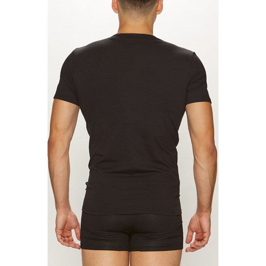 Gładka koszulka męska t-shirt z krótkim rękawem Amante Uomo V-Shirt 01/1-81, Kolor biały, Rozmiar XL, Fabio Undercare ze sklepu Intymna w kategorii Podkoszulki męskie - zdjęcie 176389452