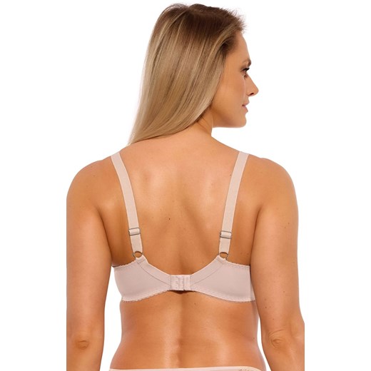 Gaia biustonosz półusztywniany semi-soft perłowy Elin Art.1263, Kolor perłowy, Rozmiar 80B, Gaia ze sklepu Intymna w kategorii Biustonosze - zdjęcie 176389550