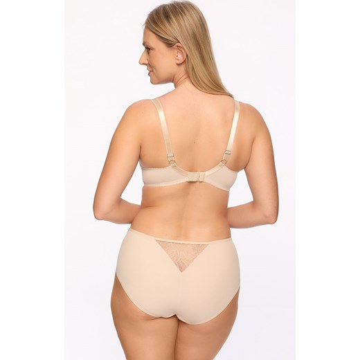 Gaia biustonosz półusztywniany semi-soft beżowy Sabina Art.1301, Kolor beżowy, Rozmiar 80B, Gaia ze sklepu Intymna w kategorii Biustonosze - zdjęcie 176389594