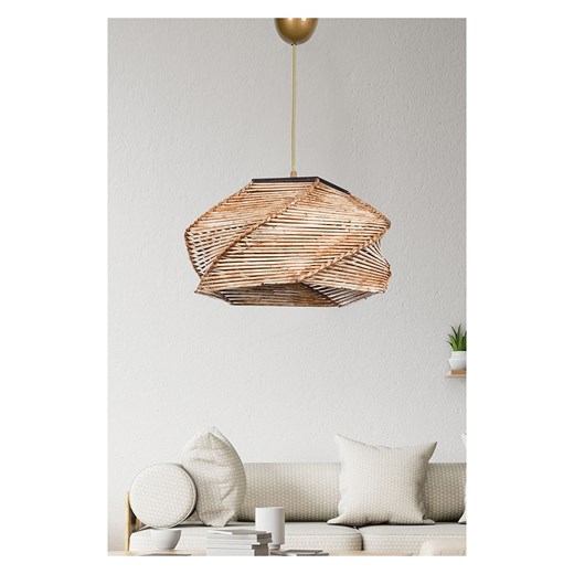 Opviq Lampa wisząca w kolorze jasnobrązowym - Ø 36 cm ze sklepu Limango Polska w kategorii Lampy wiszące - zdjęcie 176392983
