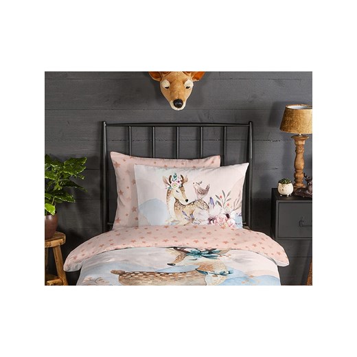 Good Morning Komplet pościeli flanelowej &quot;Josy&quot; w kolorze jasnoróżowym Good Morning 135x200 cm promocyjna cena Limango Polska