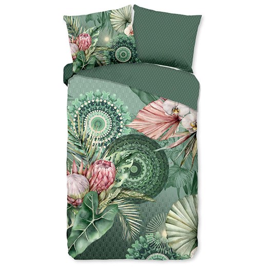 Hip Komplet pościeli flanelowej &quot;Egor&quot; w kolorze zielonym ze sklepu Limango Polska w kategorii Pościele - zdjęcie 176394694