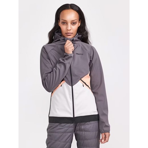 Craft Kurtka sportowa &quot;Core Glide&quot; w kolorze szaro-biało-brzoskwiniowym ze sklepu Limango Polska w kategorii Kurtki damskie - zdjęcie 176394722