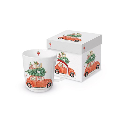 ppd Kubek jumbo &quot;Christmas Delivery&quot; w kolorze białym - 350 ml ze sklepu Limango Polska w kategorii Kubki - zdjęcie 176394744