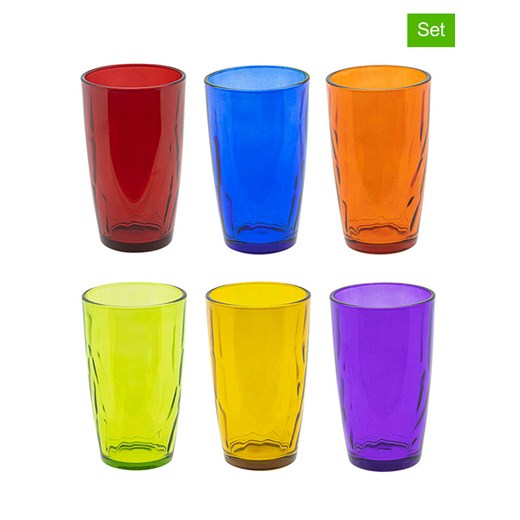 Chefware Szklanki (6 szt.) w różnych kolorach - 320 ml ze sklepu Limango Polska w kategorii Szklanki - zdjęcie 176395282