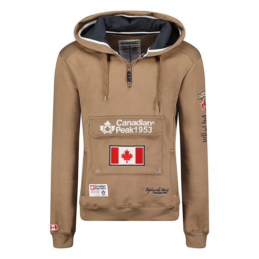 Canadian Peak Bluza "Galapagos" w kolorze jasnobrązowym ze sklepu Limango Polska w kategorii Bluzy męskie - zdjęcie 176395471