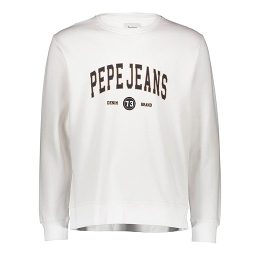 Pepe Jeans Bluza w kolorze białym ze sklepu Limango Polska w kategorii Bluzy męskie - zdjęcie 176396092