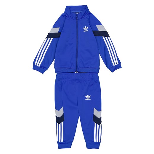 adidas Strój sportowy w kolorze niebieskim ze sklepu Limango Polska w kategorii Kombinezony i kurtki - zdjęcie 176396812