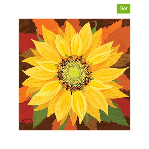 ppd Serwetki (40 szt.) &quot;October Sunflower&apos;&quot; ze wzorem ze sklepu Limango Polska w kategorii Akcesoria kuchenne - zdjęcie 176400042